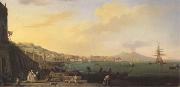 VERNET, Claude-Joseph View of Naples with Nt.Vesuvius (mk05) Sweden oil painting artist